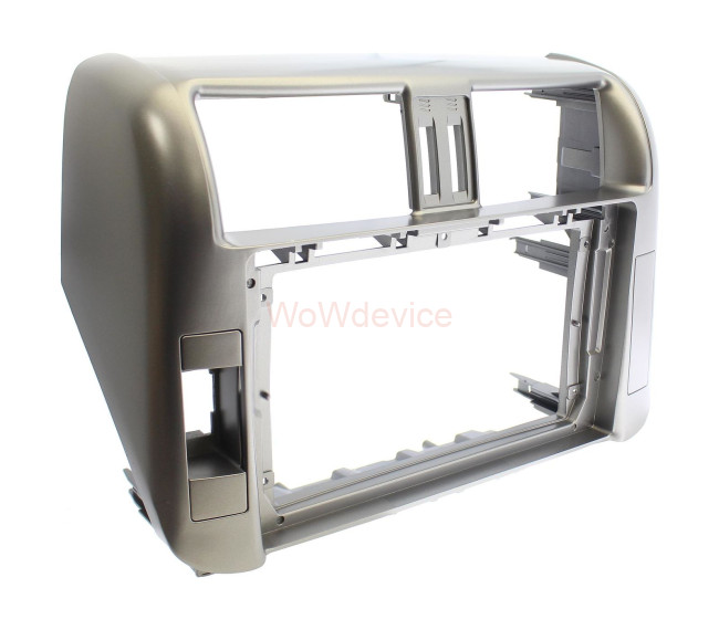 Рамка магнитолы 9.0" (цв.Серый) для TOYOTA Land Cruiser Prado (150) 2009-2013 с навигацией Рамка магнитолы 9.0" (цв.Серый) для TOYOTA Land Cruiser Prado (150) 2009-2013 с навигацией