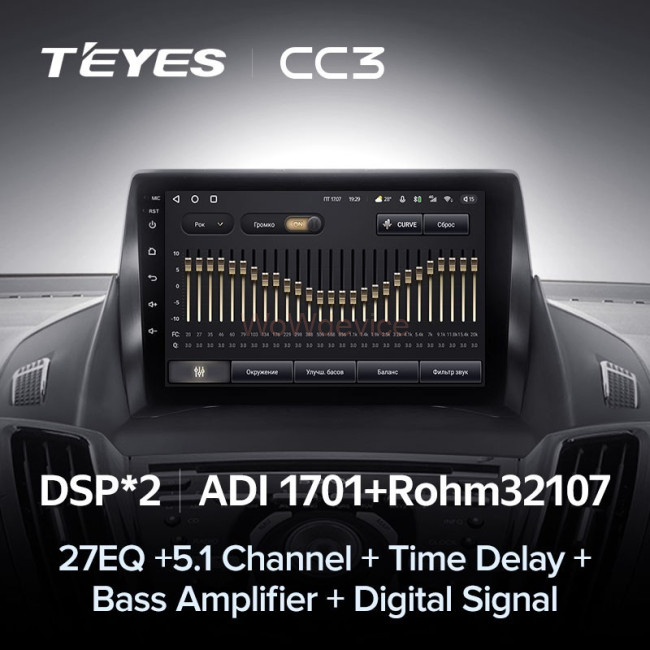 Штатная магнитола Teyes CC3 3/32 Ford Kuga 2 (2012-2019) Тип-A Штатная магнитола Teyes CC3 3/32 Ford Kuga 2 (2012-2019) Тип-A
