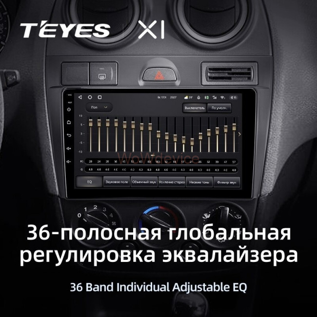 Штатная магнитола Teyes X1 4G 2/32 Ford Fiesta Mk5 (2002-2008) Штатная магнитола Teyes X1 4G 2/32 Ford Fiesta Mk5 (2002-2008)
