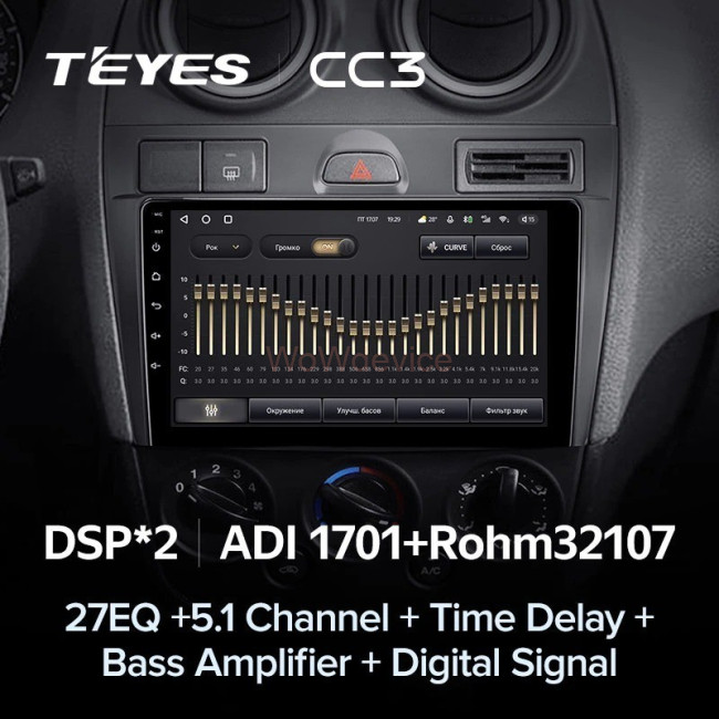 Штатная магнитола Teyes CC3 360 6/128 Ford Fiesta Mk5 (2002-2008) Штатная магнитола Teyes CC3 360 6/128 Ford Fiesta Mk5 (2002-2008)