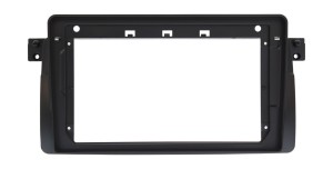 Рамка магнитолы 9.0" (цв.Черный) для BMW 3-Series (E46) 1998-2005