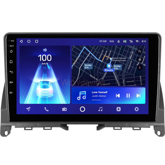 Штатная магнитола Teyes CC2L Plus 1/16 Mercedes Benz C-Class 3 W204 S204 (2006-2011)