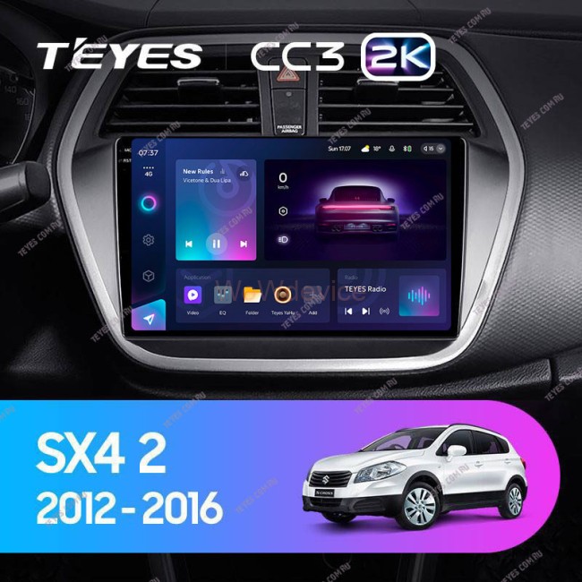 Штатная магнитола Teyes CC3 2K 360 6/128 Suzuki SX4 2 (2012-2016)