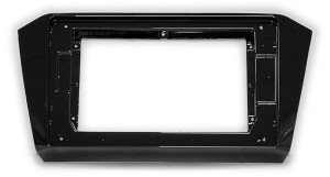 Рамка магнитолы 10.2" (цв.Глянцевый Черный) для VOLKSWAGEN Passat (B8) 2014+; Magotan 2017+