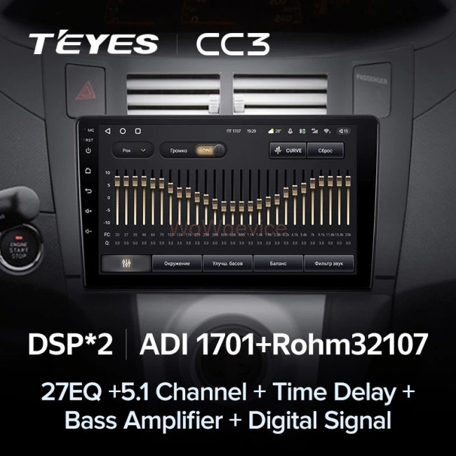 Штатная магнитола Teyes CC3 360 6/128 Toyota Yaris XP90 (2005-2012) Штатная магнитола Teyes CC3 360 6/128 Toyota Yaris XP90 (2005-2012)