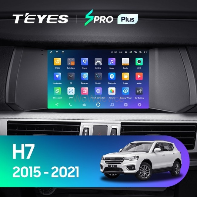 Штатная магнитола Teyes SPRO Plus 4/64 Hover Haval H7 1 (2015-2021)