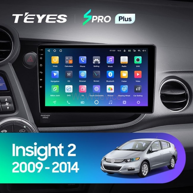 Штатная магнитола Teyes SPRO Plus 6/128 Honda Insight 2 LHD (2009-2014)
