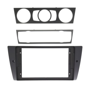 Рамка магнитолы 9.0" (цв.Черный) для BMW 3-Series (E90/E91/E92/E93) 2004-2012 без навигации