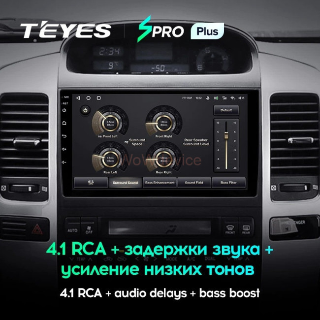 Штатная магнитола Teyes SPRO Plus 6/128 Lexus GX470 (2002-2009) F1 Тип-B Штатная магнитола Teyes SPRO Plus 6/128 Lexus GX470 (2002-2009) F1 Тип-B