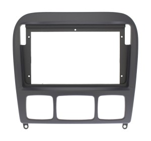 Рамка магнитолы 9.0" (цв.темно-серый) для MERCEDES-BENZ S-klasse (W220) 1998-2005