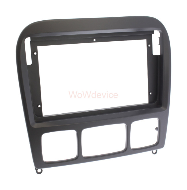 Рамка магнитолы 9.0" (цв.темно-серый) для MERCEDES-BENZ S-klasse (W220) 1998-2005 Рамка магнитолы 9.0" (цв.темно-серый) для MERCEDES-BENZ S-klasse (W220) 1998-2005