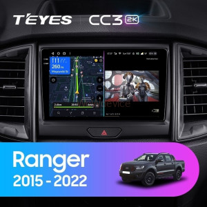 Штатная магнитола Teyes CC3 2K 4/64 Ford Ranger P703 (2015-2022) Тип-C