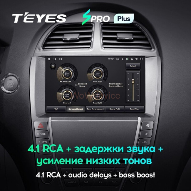 Штатная магнитола Teyes SPRO Plus 3/32 Lexus ES350 5 XV40 (2006-2012) (АB) Тип-А