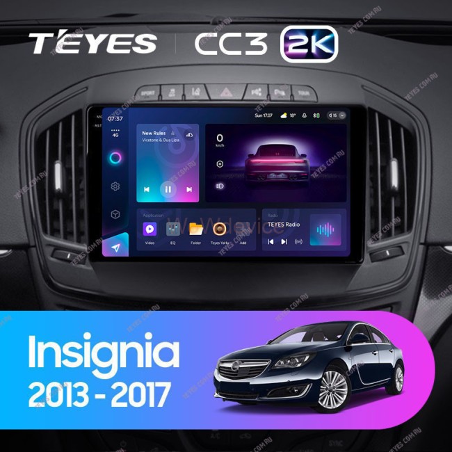 Штатная магнитола Teyes CC3 2K 360 6/128 Opel Insignia (2013-2017) Тип-А