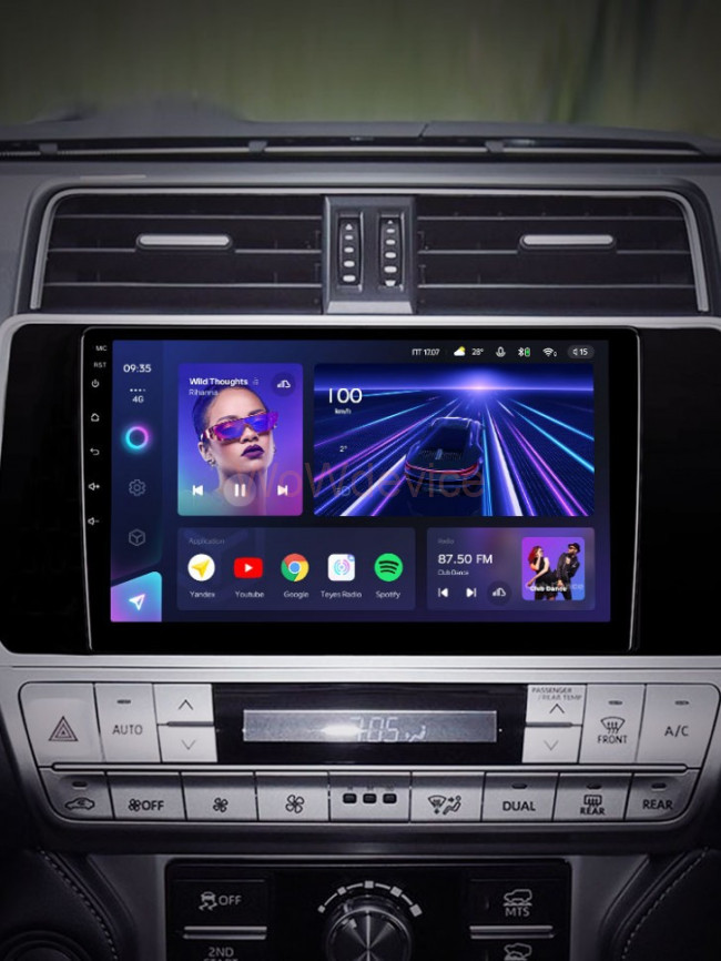 Штатная магнитола Teyes CC3 6/128 Toyota Land Cruiser Prado 150 (2017-2021)