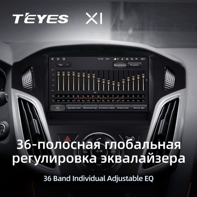 Штатная магнитола Teyes X1 4G 2/32 Ford Focus 3 (2011-2019) Штатная магнитола Teyes X1 4G 2/32 Ford Focus 3 (2011-2019)