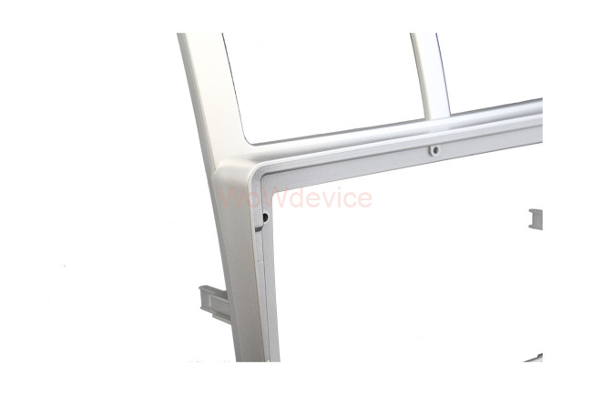 Рамка магнитолы 9.0" (цв.Серебро) для KIA Sportage 2005-2009 ver.2