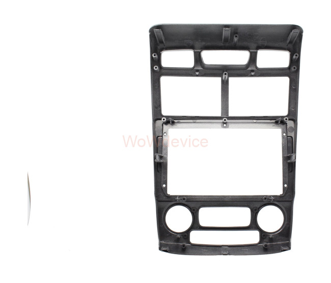 Рамка магнитолы 9.0" (цв.Серебро) для KIA Sportage 2005-2009 ver.2