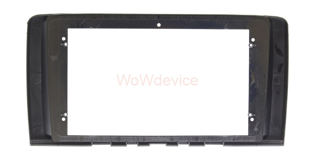 Рамка магнитолы 9.0" (цв.Глянцевый Черный) для MERCEDES-BENZ R-klasse (W251) 2005-2013