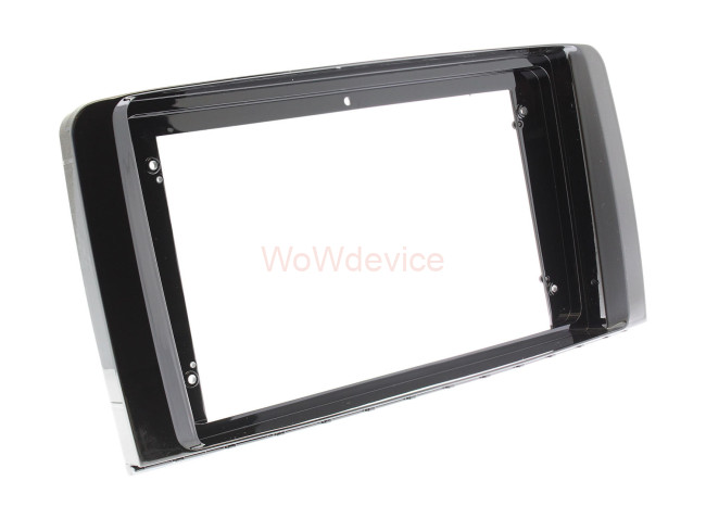 Рамка магнитолы 9.0" (цв.Глянцевый Черный) для MERCEDES-BENZ R-klasse (W251) 2005-2013