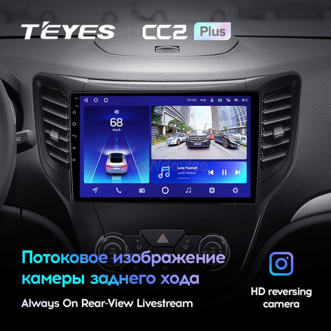 Штатная магнитола Teyes CC2L Plus 2/32 Changan CS35 (2013-2017)