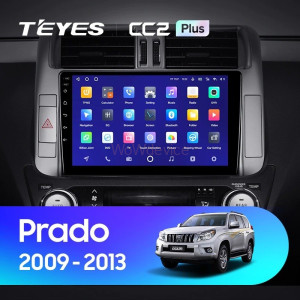 Штатная магнитола Teyes CC2L Plus 2/32 Toyota Land Cruiser Prado 150 (2009-2013) Тип-С