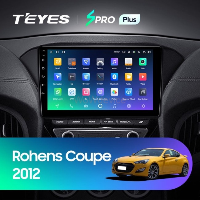 Штатная магнитола Teyes SPRO Plus 6/128 Hyundai Rohens Coupe 2012+ F3