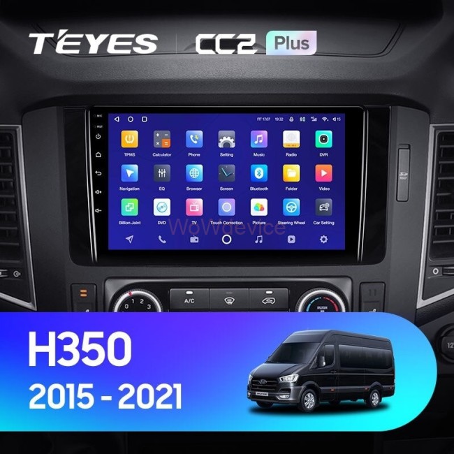 Штатная магнитола Teyes CC2 Plus 4/32 Hyundai H350 (2015-2021)