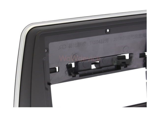 Рамка магнитолы 9.0" (цв.Черный и Серебристый) для HYUNDAI Tucson 2018+