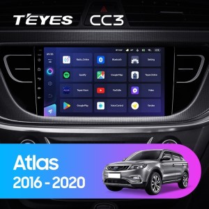 Штатная магнитола Teyes CC3 3/32 Geely Atlas NL-3 (2016-2020)
