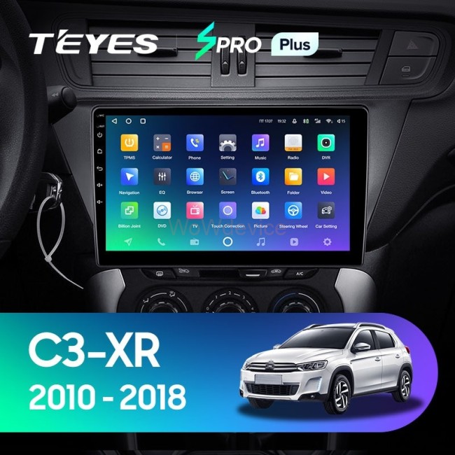Штатная магнитола Teyes SPRO Plus 6/128 Citroen C3-XR (2010-2018) (F2)