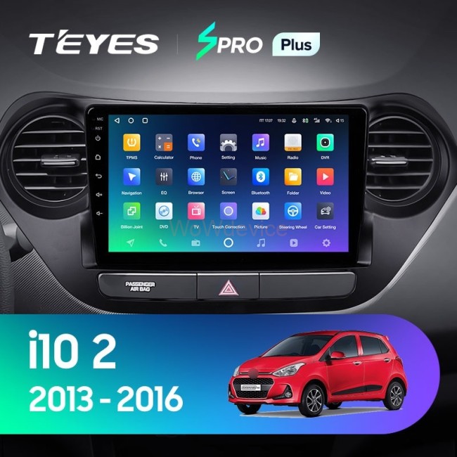 Штатная магнитола Teyes SPRO Plus 6/128 Hyundai i10 (2013-2016)