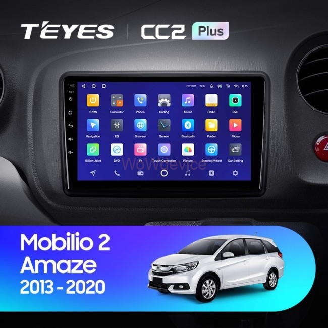 Штатная магнитола Teyes CC2 Plus 4/32 Honda Mobilio 2 Amaze (2013-2020)