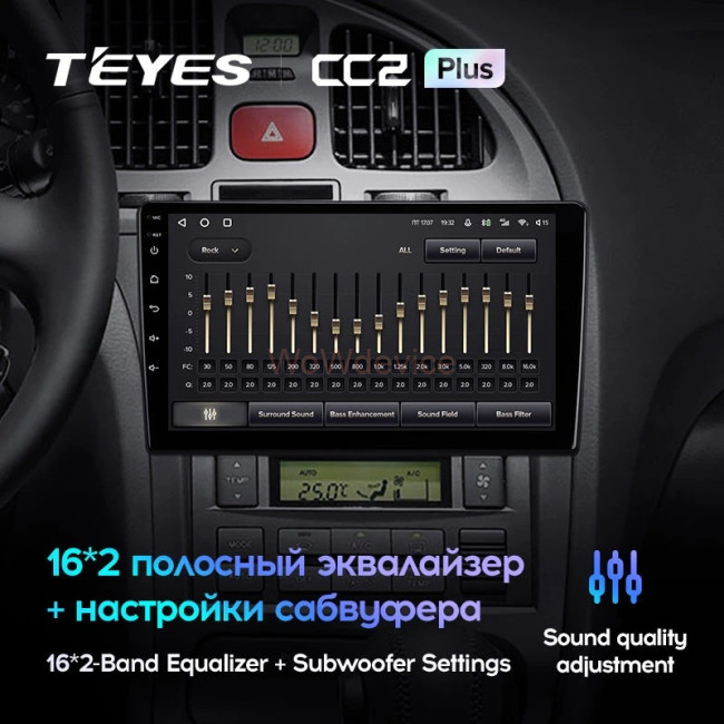 Штатная магнитола Teyes CC2L Plus 2/32 Hyundai Elantra 3 (2003-2010)