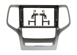 Рамка магнитолы 9.0" (цв.Серый) для JEEP Grand Cherokee 2011-2013