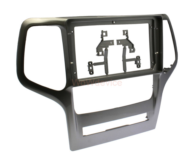 Рамка магнитолы 9.0" (цв.Серый) для JEEP Grand Cherokee 2011-2013