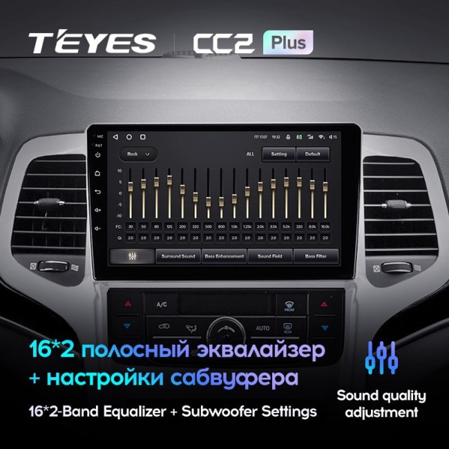 Штатная магнитола Teyes CC2 Plus 4/64 Jeep Grand Cherokee WK2 (2010-2013) Штатная магнитола Teyes CC2 Plus 4/64 Jeep Grand Cherokee WK2 (2010-2013)