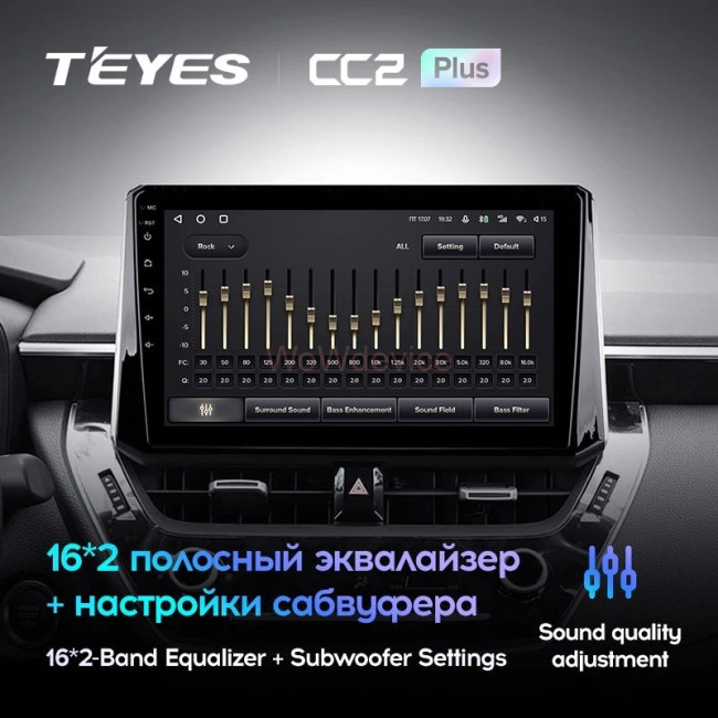 Штатная магнитола Teyes CC2L Plus 2/32 Toyota Corolla 12 (2018-2020) Штатная магнитола Teyes CC2L Plus 2/32 Toyota Corolla 12 (2018-2020)