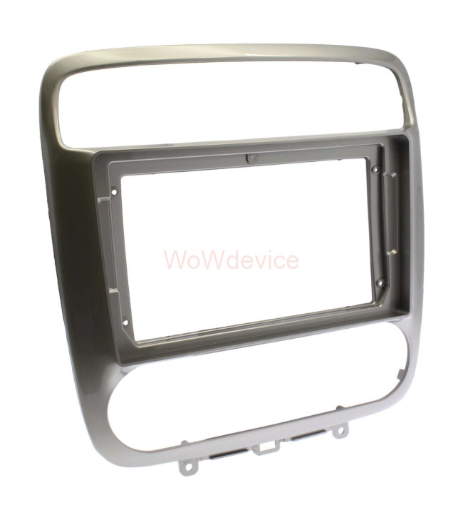 Рамка магнитолы 9.0" (цв.Серый) для HONDA Stream 2003-2006