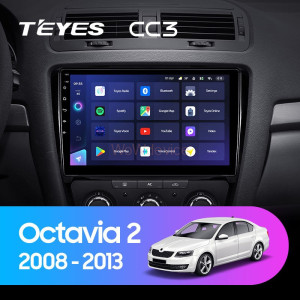 Штатная магнитола Teyes CC3 3/32 Skoda Octavia 2 A5 (2008-2013)