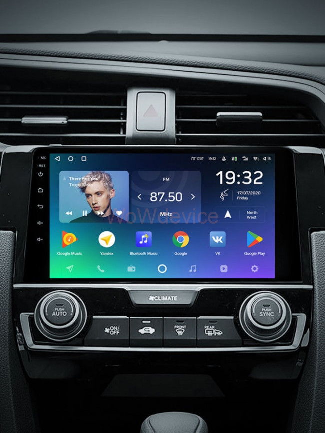 Штатная магнитола Teyes SPRO Plus 3/32 Honda Civic 10 FC FK (2015-2020)