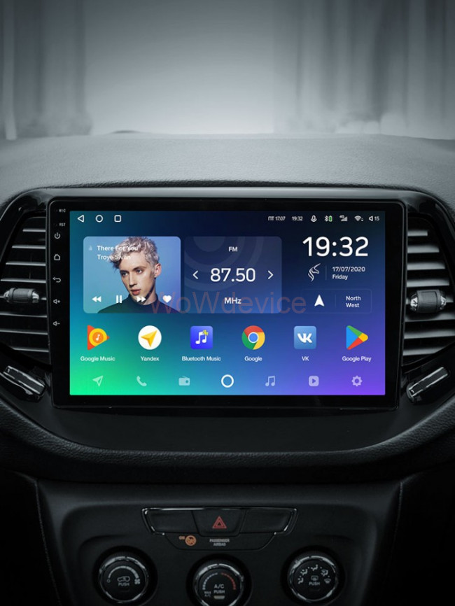 Штатная магнитола Teyes SPRO Plus 6/128 Jeep Compass 2 MP (2016-2018)