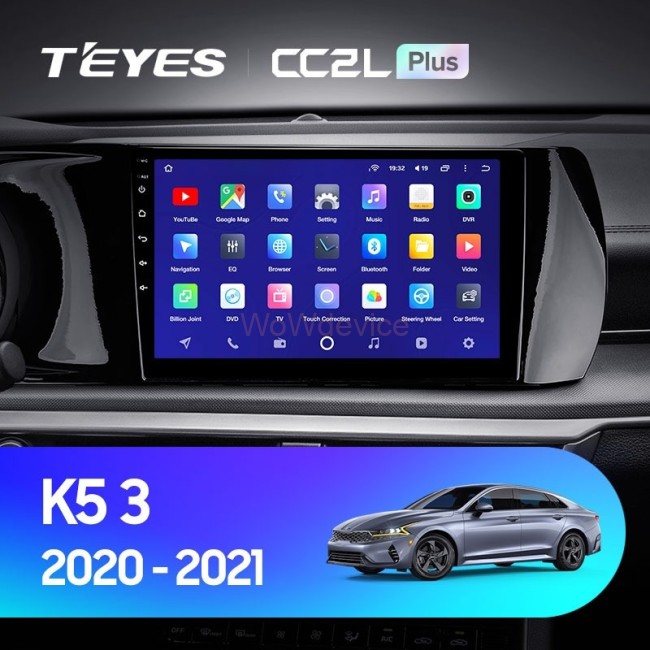 Штатная магнитола Teyes CC2 Plus 4/32 Kia K5 (2020-2021)