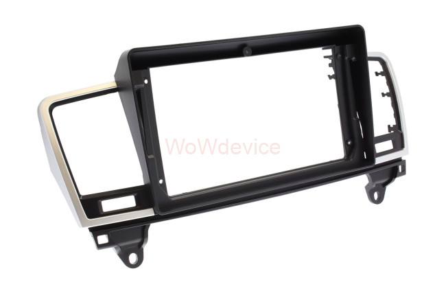 Рамка магнитолы 9.0" (цв.Черный и Серебристый) для MERCEDES-BENZ M-klasse (W166) 2011-2015 Рамка магнитолы 9.0" (цв.Черный и Серебристый) для MERCEDES-BENZ M-klasse (W166) 2011-2015