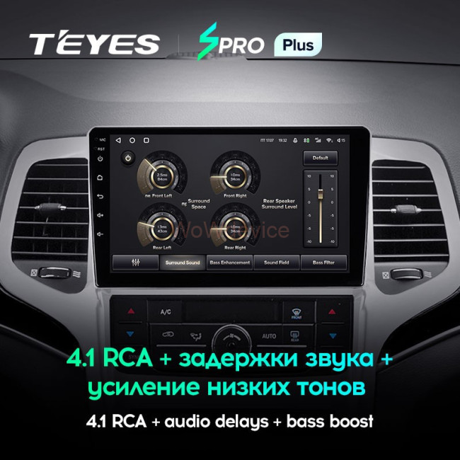 Штатная магнитола Teyes SPRO Plus 6/128 Jeep Grand Cherokee WK2 (2010-2013)