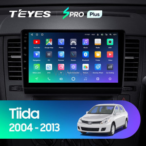 Штатная магнитола Teyes SPRO Plus 6/128 Nissan Tiida C11 (2004-2013) F1
