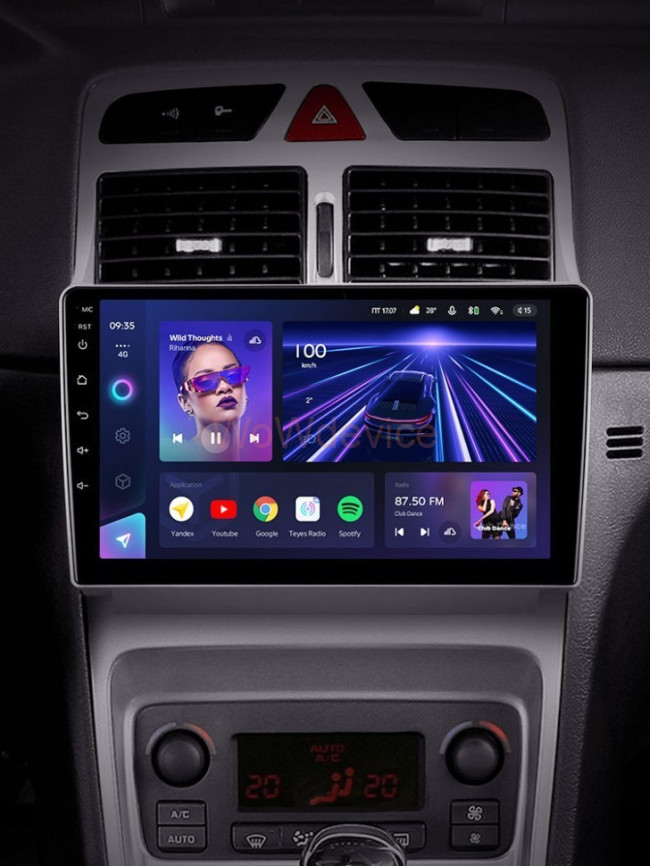 Штатная магнитола Teyes CC3 360 6/128 Peugeot 307 1 (2001-2008) Штатная магнитола Teyes CC3 360 6/128 Peugeot 307 1 (2001-2008)