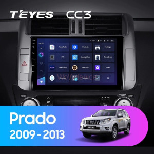 Штатная магнитола Teyes CC3 4/64 Toyota Land Cruiser Prado 150 (2009-2013) Тип-С