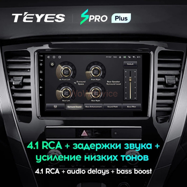 Штатная магнитола Teyes SPRO Plus 6/128 Mitsubishi Pajero Sport 3 (2020-2021)