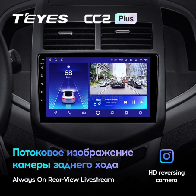 Штатная магнитола Teyes CC2L Plus 2/32 Chevrolet Aveo 2 (2011-2015)